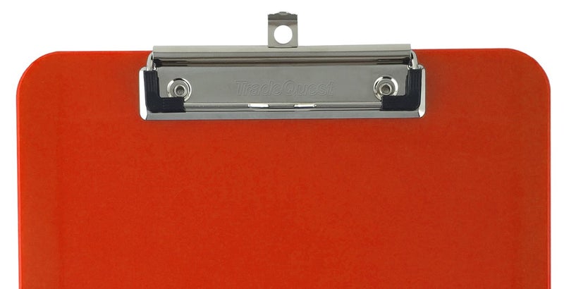 Trade Quest Plastic Clipboard Opaque Color Letter Size Low Profile Clip (Pack of 12) (Assorted) - Image 5